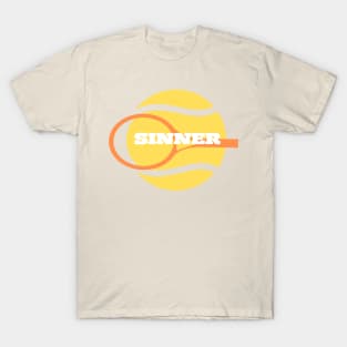 Jannik Sinner Tennis T-Shirt T-Shirt